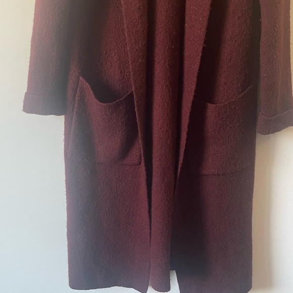 Forever 21 Deep Red Hooded Cardigan - Picture 11 of 14